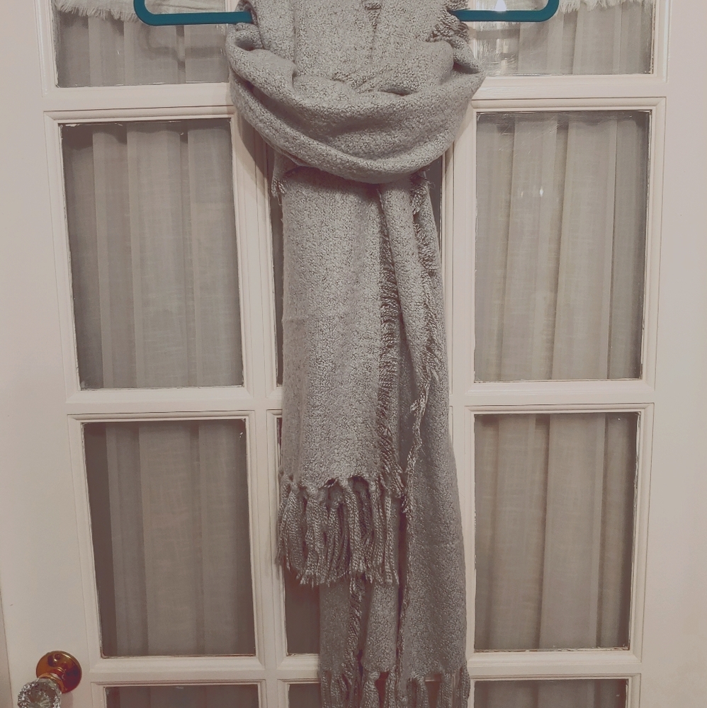 Ice Blue Blanket Scarf/Wrap